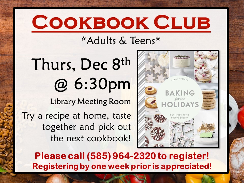 Cookbook Club Dec 2022